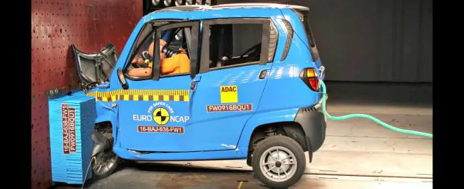 Microcar, i risultati dei crash test europei sono fallimentari. E’ allarme sicurezza