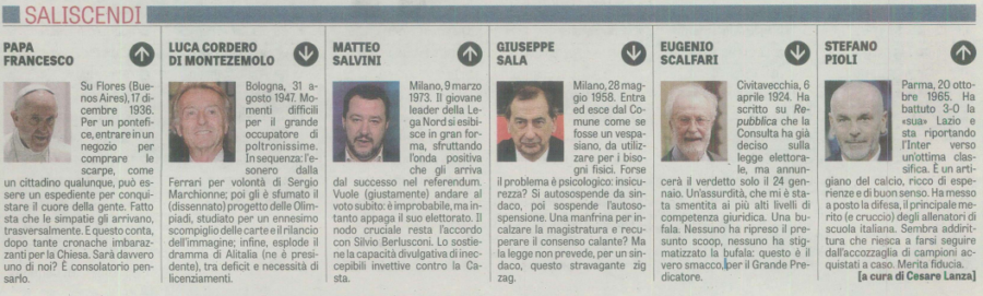Saliscendi: La Verità