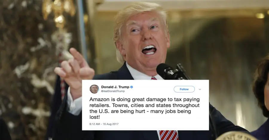 Trump “in guerra” con Amazon