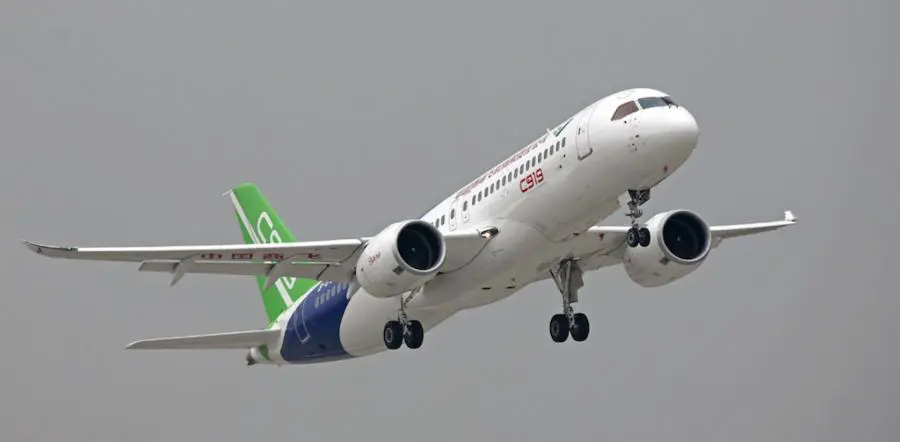 La Cina investe sull’areonautica civile, con il nuovo bimotore C919