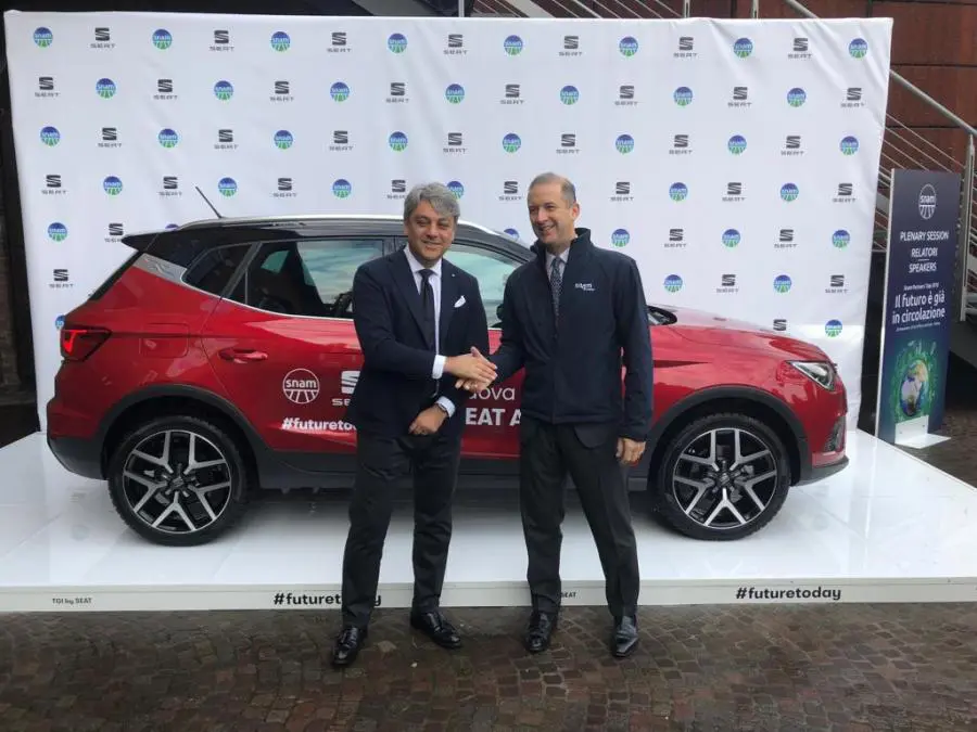 SEAT e Snam: al via partnership per promuovere  l’utilizzo digas naturale e rinnovabile per le auto in Europa