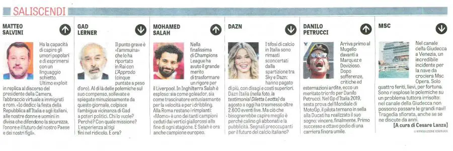 Saliscendi / LaVerità