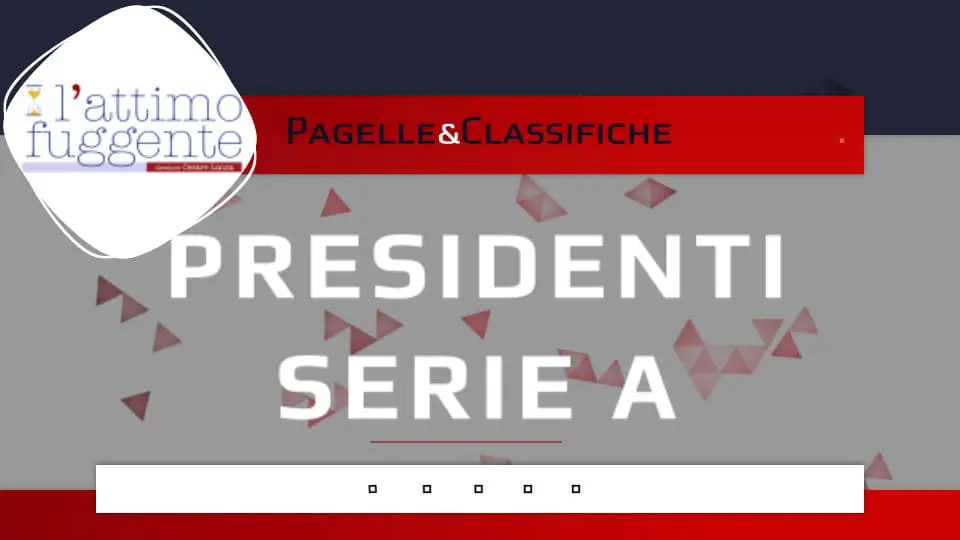 Le Pagelle e Classifiche dei Presidenti di Serie A