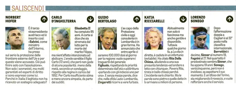 Saliscendi / LaVerità
