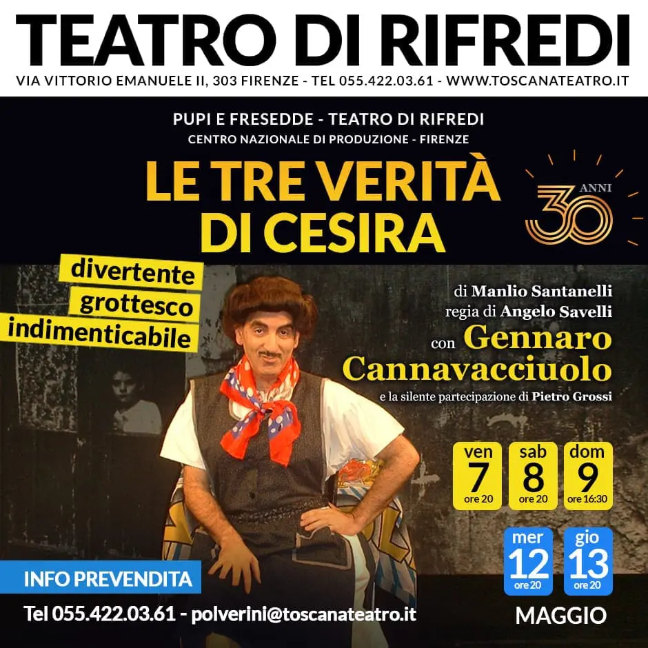 Teatro, tornano le irresistibili “Tre verità di Cesira”