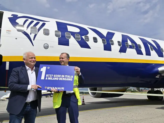 Ryanair da Il Benvenuto Al Nuovo Boeing 737 “Gamechanger” A Milano Bergamo