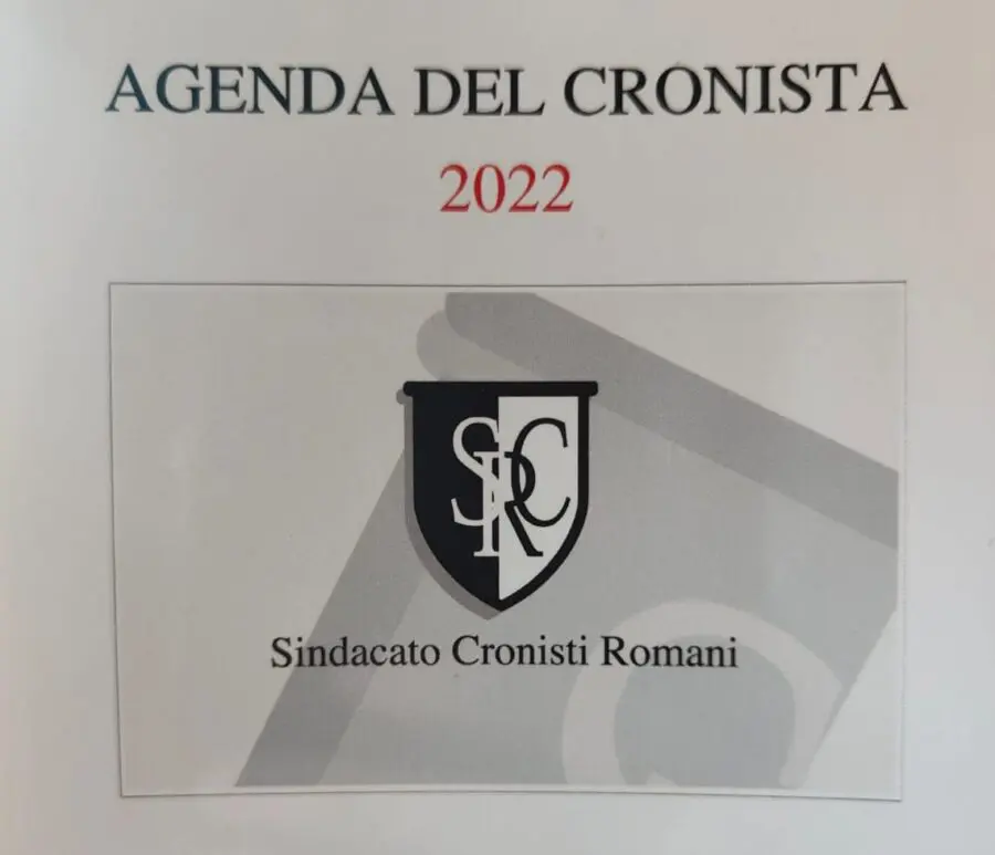 Presentata la nuova agenda del cronista 2022
