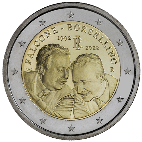 Poligrafico e Zecca dello Stato, Collezione Numismatica 2022: la nuova emissione della moneta commemorativa dedicata ai Giudici Falcone e Borsellino, nel 30° anniversario della scomparsa