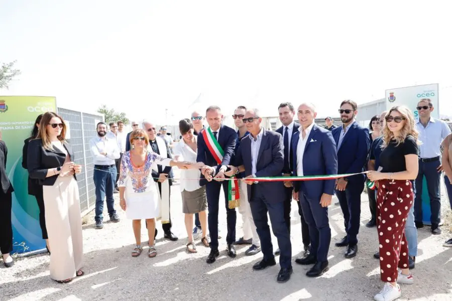 Acea inaugura il più grande impianto fotovoltaico della Basilicata