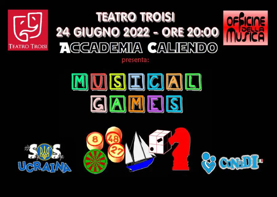Napoli, è tempo dei Musical Games