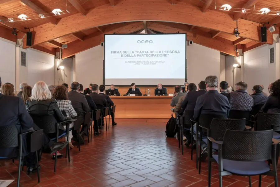 ACEA, firmata oggi con le organizzazioni sindacali la “Carta della Persona e della Partecipazione”