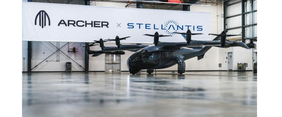 Stellantis e Archer ospitano il debutto europeo del velivolo eVTOL Midnight al Paris Air Show 2023