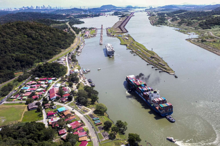Canale di Panama: surriscaldamento globale blocca il passaggio delle navi