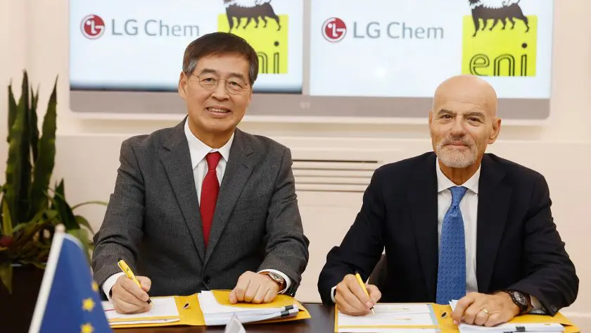 LG Chem e Enilive: accordo di joint venture per la bioraffineria in Corea del Sud