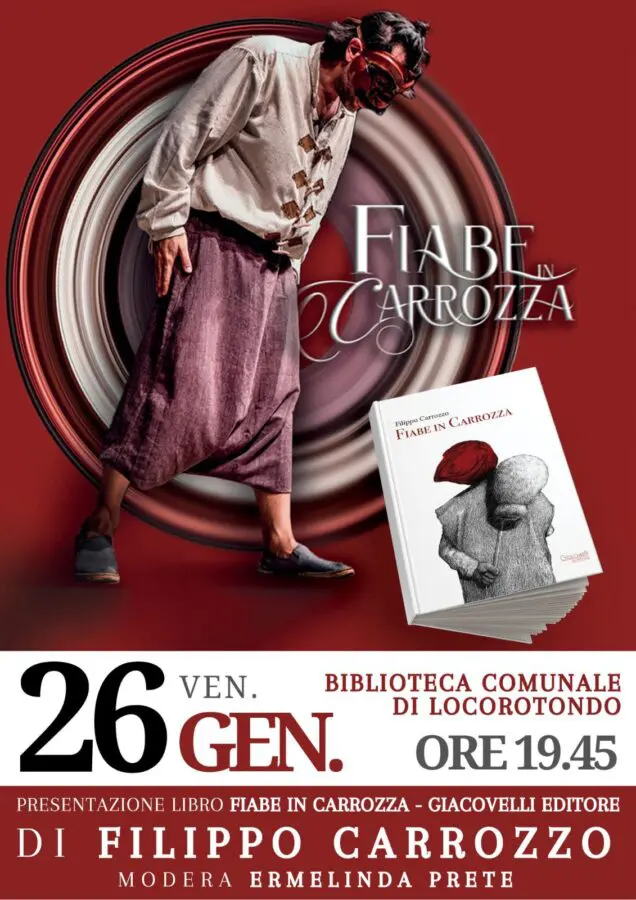 Editoria, a Locorotondo arrivano le “Fiabe in Carrozza” di Filippo Carrozzo