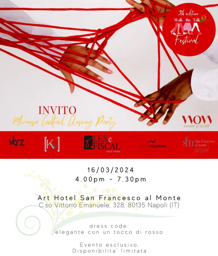 Napoli, domani si chiude il Festival WOW – Women Of Worth 2024