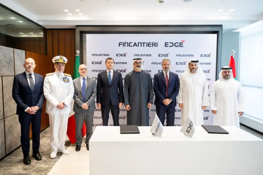 EDGE Group e Fincantieri formalizzano la Joint Venture MAESTRAL e annunciano un ordine da 400 mlm per 10 navi