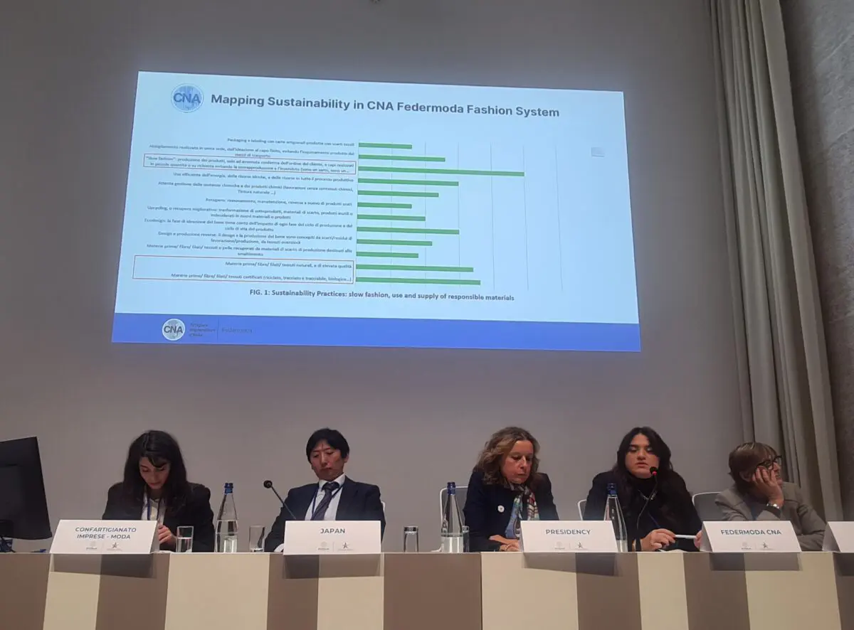 Cna Federmoda promuove la sostenibilità al G7 con le Pmi italiane