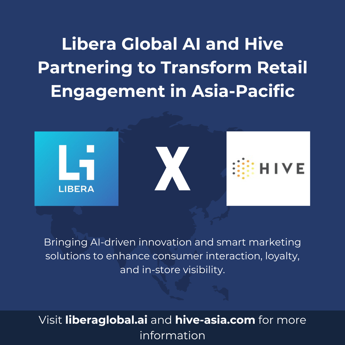 Libera Global AI e Hive Marketing rivoluzionano il retail in Asia-Pacifico