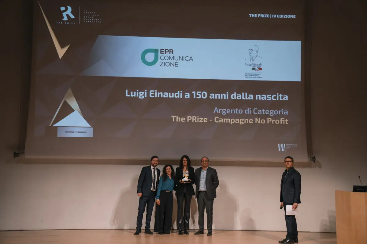 Eprcomunicazione vince il premio The PRize per il progetto Einaudi 150