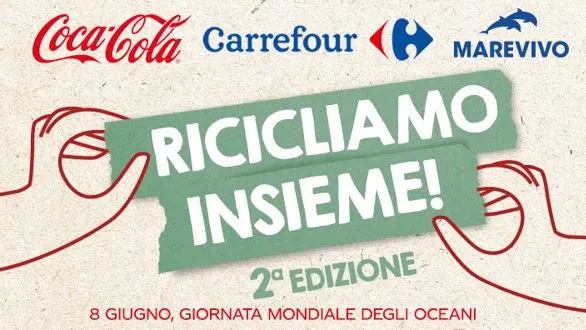 Coca-Cola, Carrefour e Marevivo insieme per salvare i nostri oceani