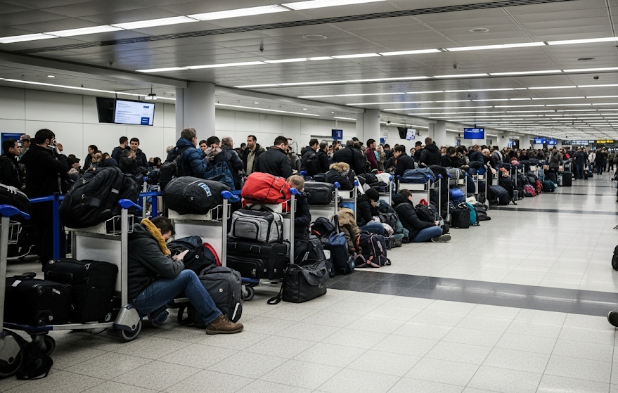 Inferno voli: sciopero paralizza l’Italia, 210mila viaggiatori bloccati nel caos