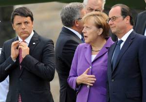 Hollande-Merkel-Renzi