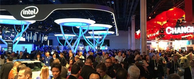Crowds at the Consumer Electronics Show (CES) in Las Vegas. PRESS ASSOCIATION Photo. Picture date: Wednesday January 7, 2015. See PA story TECHNOLOGY CES. Photo credit should read: Martyn Landi/PA Wire