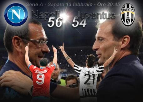 Napoli-Juventus, scontro al vertice in serie A (elaborazione)