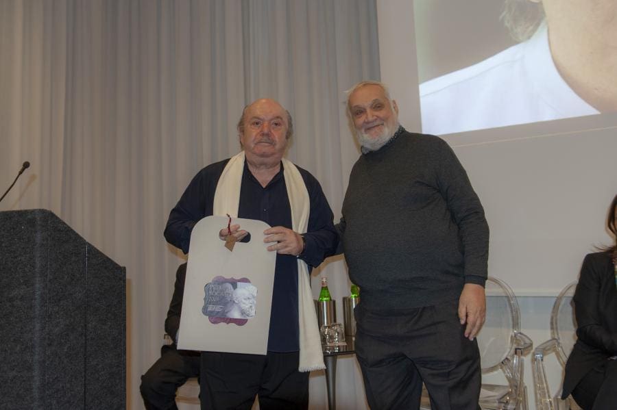 Da sinistra, Lino Banfi e Cesare Lanza