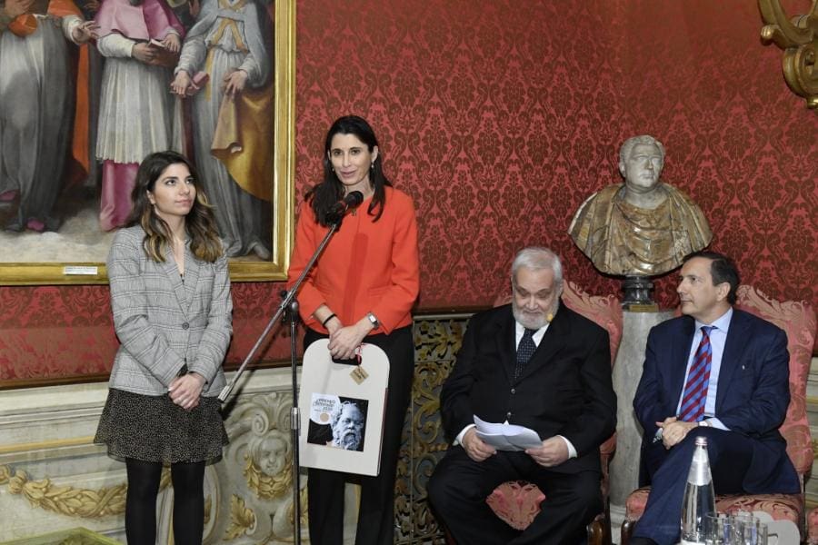 Premio Socrate 2020. Foto Di Maurizio Riccardi. Michaela Castelli Riceve Il Premio