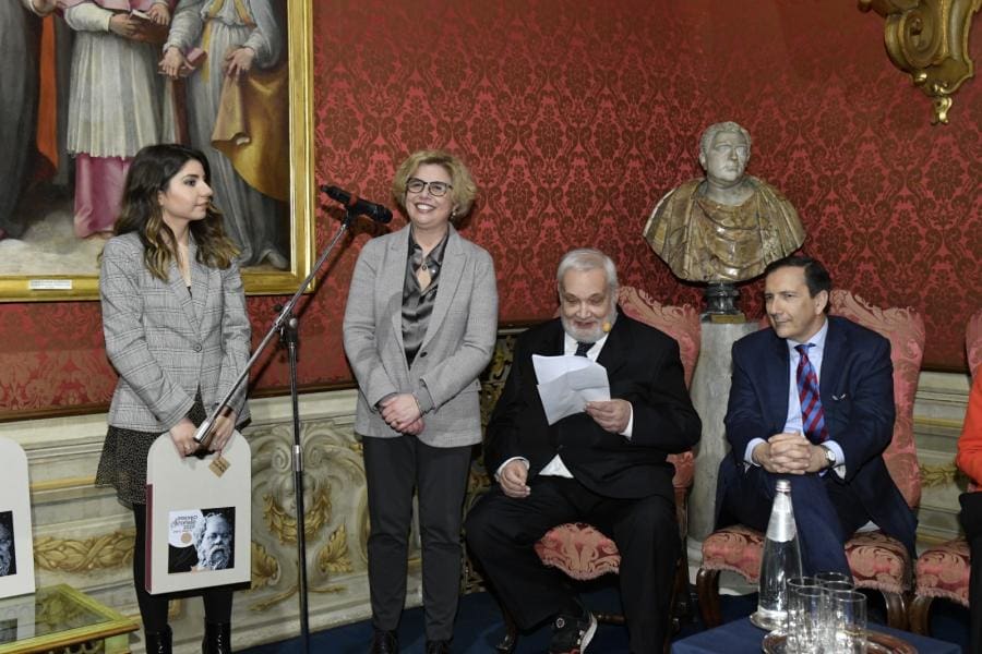 Premio Socrate 2020. Foto Di Maurizio Riccardi. Concetta Castilletti Prende La Parola