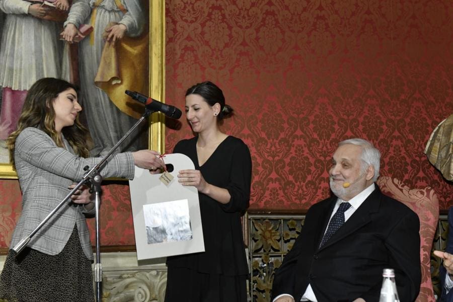 Premio Socrate 2020. Foto Di Maurizio Riccardi. Francesca Colavita Riceve Il Premio