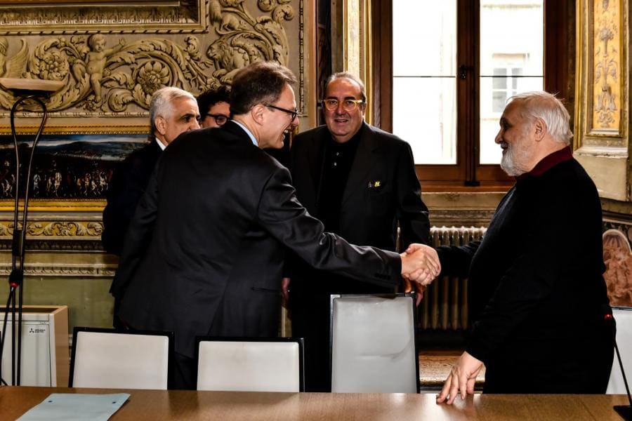 Premio Socrate A Luciano Floridi E Don Aldo Buonaiuto, Foto Di Ivan Selloni. Da Sinistra, Luciano Floridi, Nicola Barone, Francesco Delzio, Tony Eustor E Cesare Lanza
