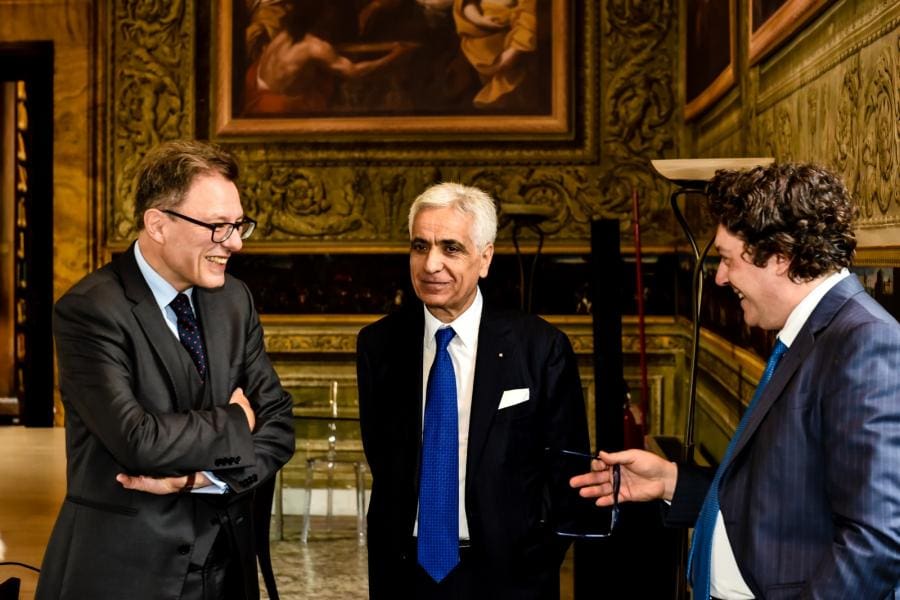 Premio Socrate A Luciano Floridi E Don Aldo Buonaiuto, Foto Di Ivan Selloni. Da Sinistra Luciano Floridi, Nicola Barone E Francesco Delzio