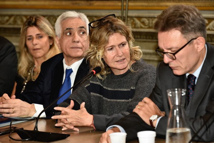 Premio Socrate A Luciano Floridi E Don Aldo Buonaiuto (67) Foto Di Ivan Selloni. Da Sinistra, Costanza Esclapon Con Nicola Barone, Carlotta Ventura E Luciano Floridi