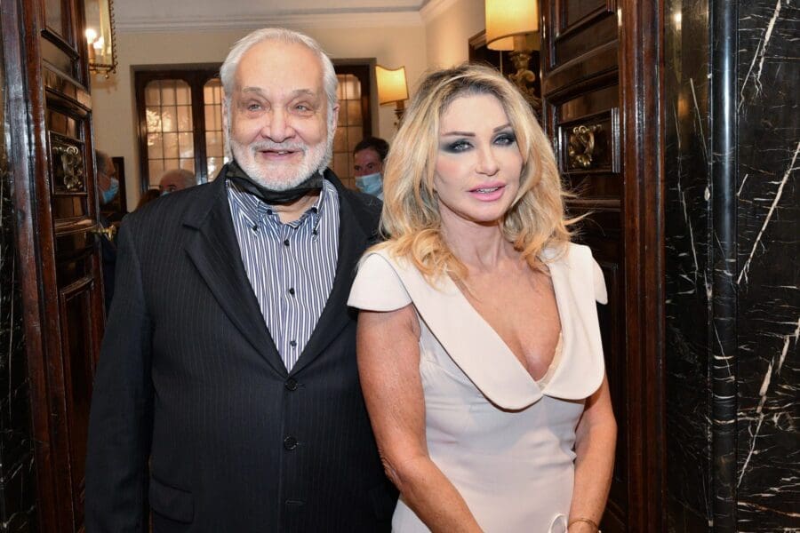 Premio Socrate 2021. Foto Di Maurizio Riccardi. Da Sinistra, Cesare Lanza E Paola Ferrari
