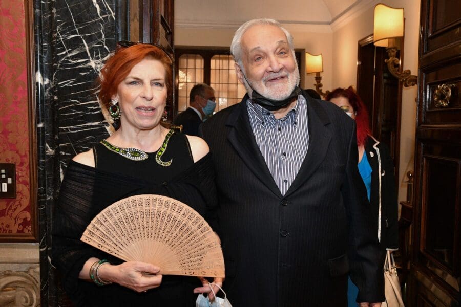 Premio Socrate 2021. Foto Di Maurizio Riccardi. Da Sinistra, Fiammetta Jori E Cesare Lanza
