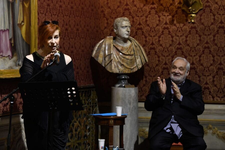 Premio Socrate 2021. Foto Di Maurizio Riccardi. Da Sinistra Fiammetta Jori E Cesare Lanza