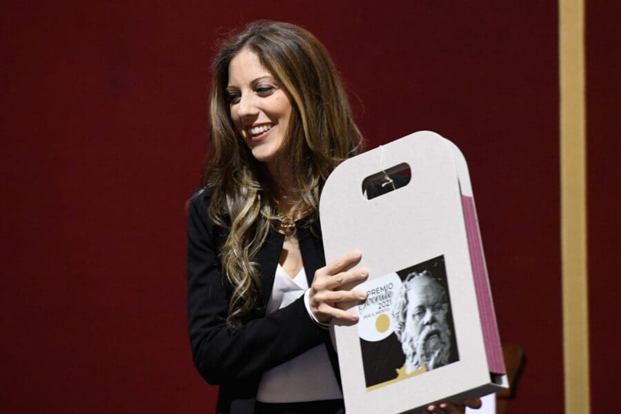 Premio Socrate 2021. Foto Di Maurizio Riccardi. Nella Foto, Teresa Fornaro