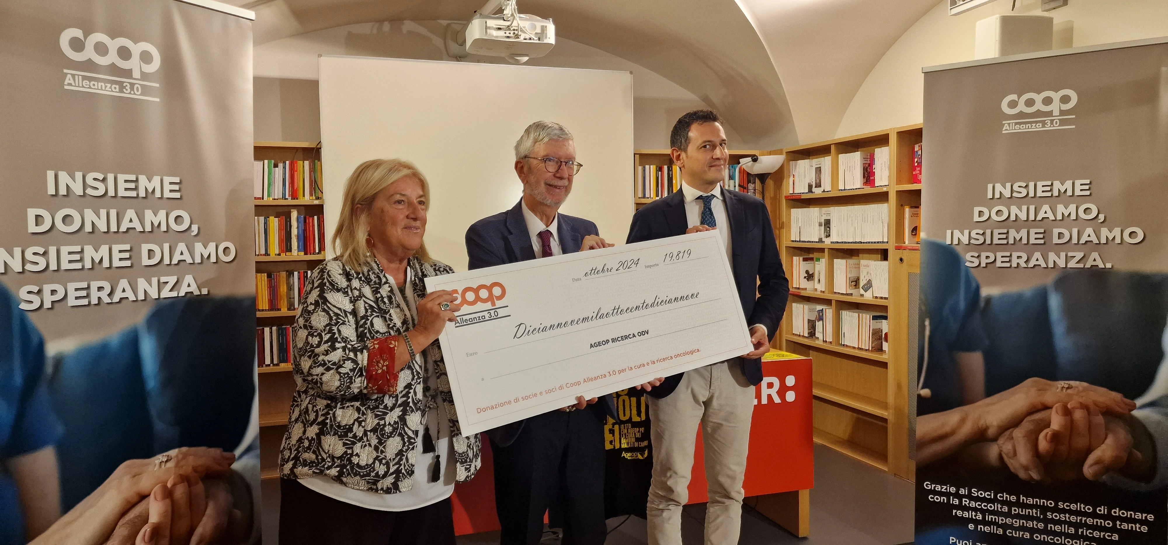 Coop Alleanza 3.0: 20mila euro per la ricerca sul microbiota a favore dell’oncoematologia pediatrica