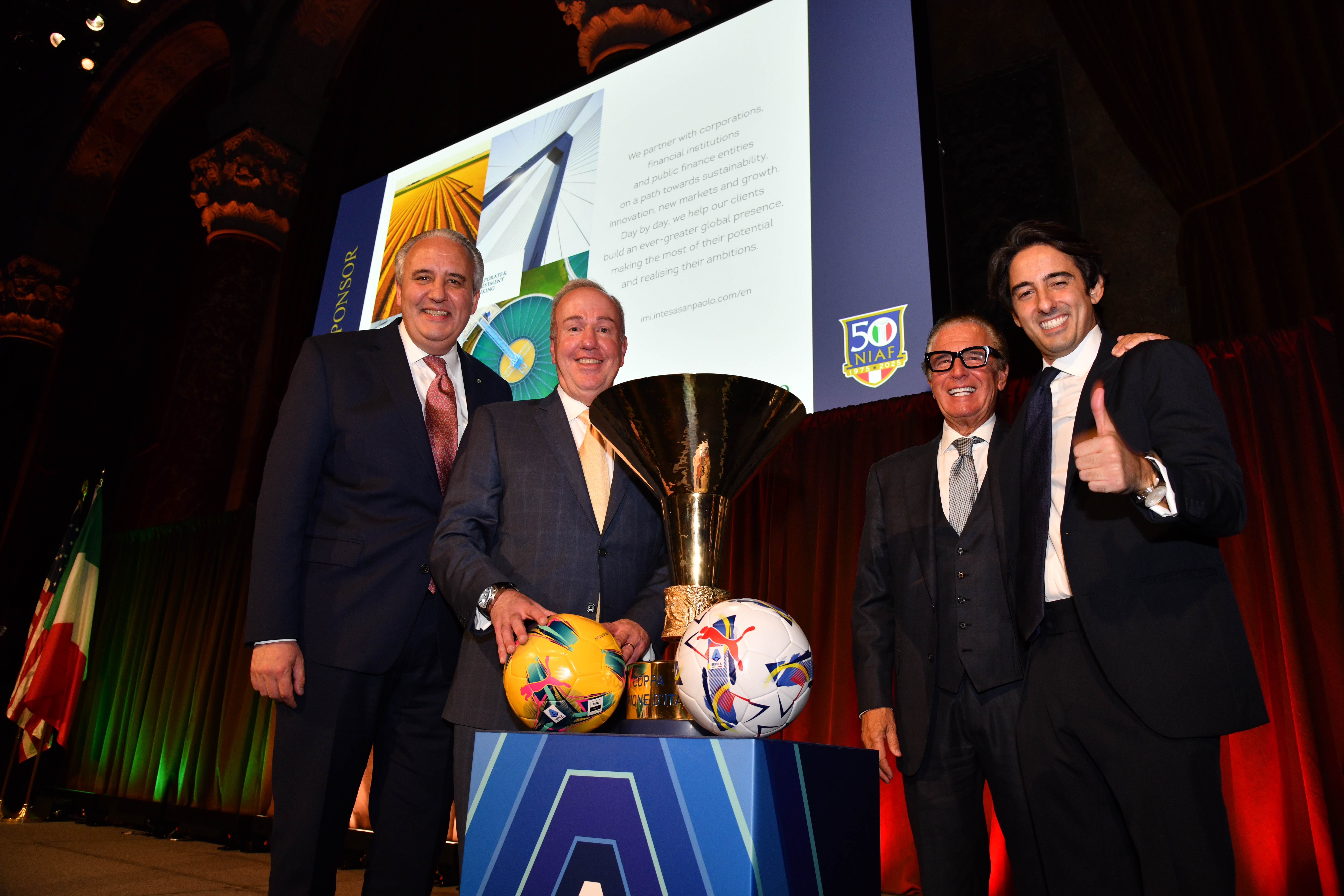 Lega Serie A e NIAF insieme per rafforzare i legami tra Italia e Stati Uniti
