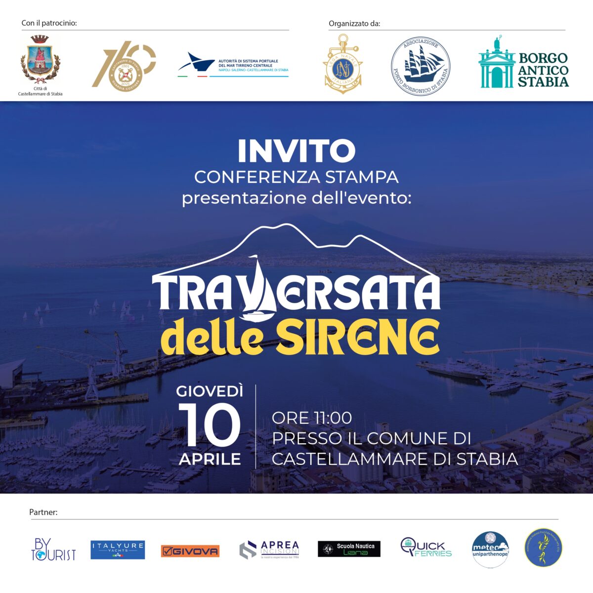 Sirene in regata: Castellammare si prepara allo spettacolo velico